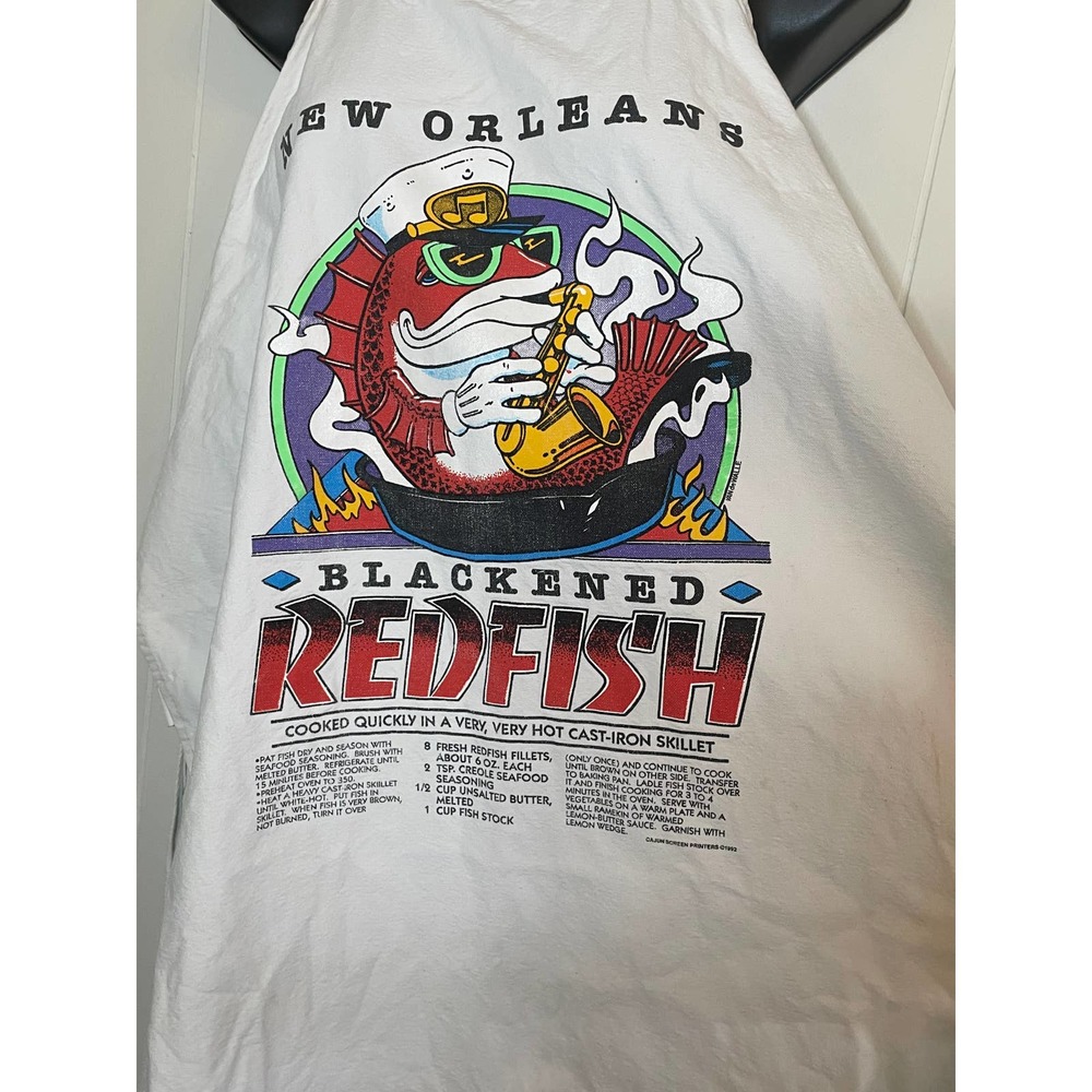 Y2k Redfish New Orleans Apron